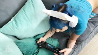  POV I am your gamer girlfriend and you keep distracting me while I play ga - Jewelzblu OnlyFans Leaks