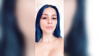 I love playing with my spit - Jewelzblu OnlyFans Leaks