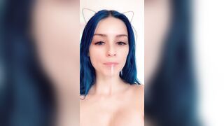 I love playing with my spit - Jewelzblu OnlyFans Leaks