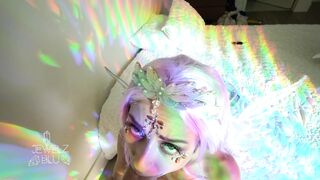I welcome you to my rainbow dimension and suck you dry Full 12 minute v - Jewelzblu OnlyFans Leaks