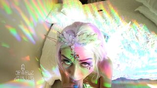I welcome you to my rainbow dimension and suck you dry Full 12 minute v - Jewelzblu OnlyFans Leaks