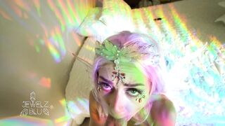 I welcome you to my rainbow dimension and suck you dry Full 12 minute v - Jewelzblu OnlyFans Leaks