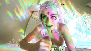 I welcome you to my rainbow dimension and suck you dry Full 12 minute v - Jewelzblu OnlyFans Leaks