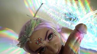 I welcome you to my rainbow dimension and suck you dry Full 12 minute v - Jewelzblu OnlyFans Leaks