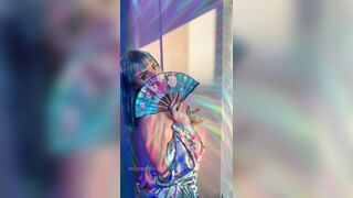 Magical mysticism playing in the sunset rainbows I did three photosets to - Jewelzblu OnlyFans Leaks