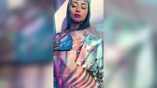 Magical mysticism playing in the sunset rainbows I did three photosets to - Jewelzblu OnlyFans Leaks