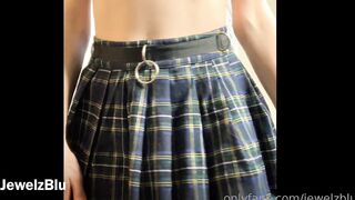 Slutty school girl playing around - Jewelzblu OnlyFans Leaks