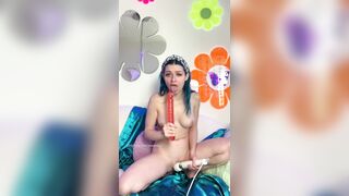 Throat session from my Snapchat  I love dirty talking and stuffing my mo - Jewelzblu OnlyFans Leaks