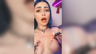 Wax on my titties makes me wet - Jewelzblu OnlyFans Leaks