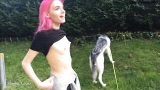  Masturbating-in-a-park private premium video- Novaruu (scarletloveu) OnlyFans Leaks Nude