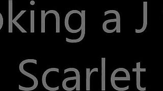 Smoking A J With Scarlet- Novaruu (scarletloveu) OnlyFans Leaks Nude