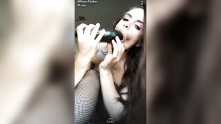 Cucumber Fuck - Allipark22 (Allison Parker) OnlyFans Leaks Nude