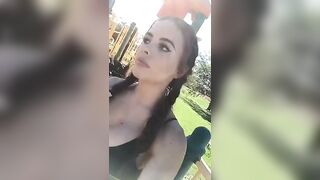 Squirting at the Park - Allipark22 (Allison Parker) OnlyFans Leaks Nude