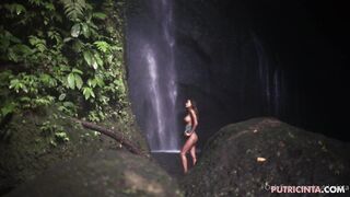 Putri Cinta -  Petite Latin Babe Pleases Herself in Hot Solo Session