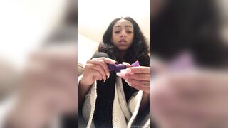 BRIA BACKWOODS OnlyFans -  Bondage and Blowjob with Ebony Cutie