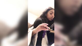 BRIA BACKWOODS OnlyFans -  Bondage and Blowjob with Ebony Cutie