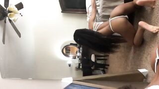 BRIA BACKWOODS OnlyFans -  Creampie Surprise for Ebony Beauty