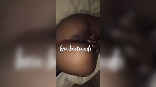 Bria Backwoods -  Fingering Fun with Petite Ebony