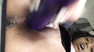 Bria Backwoods - Dildo Play with Ebony Hottie