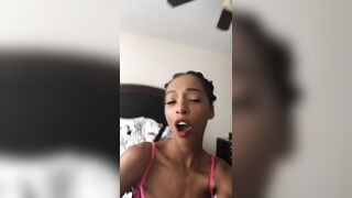 Briabackwoods Leaks -  Face Fucking Fun with Petite Ebony