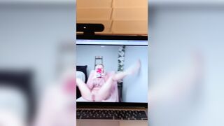 Aubreejmartin Leaks -  Creampie Surprise Filled Up and Loving Its