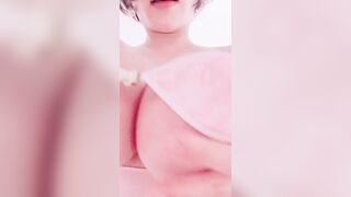 Anriokita -  Big Dildo and Vibrator Fucking