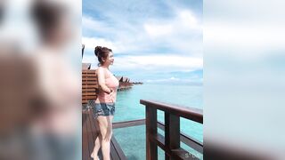 Anriokita -  Cumming on Sexy Red Lips and Tongue