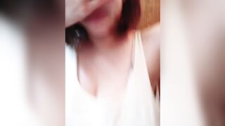 Anriokita -  Cumming on Sexy Red Nails and Fingers