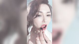 Anriokita -  Cumming on Sexy White Thigh Highs and Heels