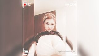 Anriokita_real Leaks -  Deepthroat Blowjob and Swallowing