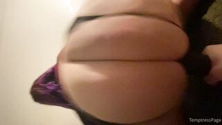 Temptress119 OnlyFans -  Tempting Ebony Babe in Stockings Gets Her Pussy Licked and Fucked