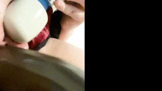 TemptressXclusive Leaked Horny Ebony Babe in Lingerie Plays with Herself in the Shower