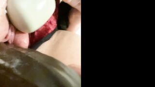 TemptressXclusive Leaked Horny Ebony Babe in Lingerie Plays with Herself in the Shower