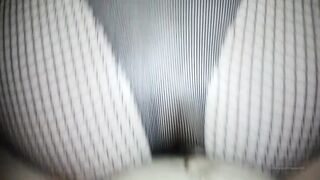 TemptressXclusive Leaked Hot Ebony Babe in Fishnets Fingers Her Wet Pussy