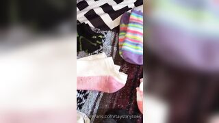 Tay s Tiny Toes OnlyFans -  Dominant Mistress and Her Submissive Slave Play with Bondage Toys