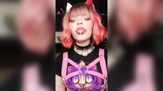 Misty Silver OnlyFans -  Drool-Filled Mouth Fetish with a Surprise Twist