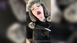 Misty Silver OnlyFans - Sensual Fantasy Dildo Play in the Living Room