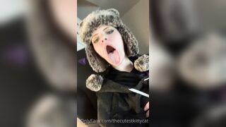 Misty Silver OnlyFans - Sensual Fantasy Dildo Play in the Living Room