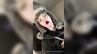 Misty Silver OnlyFans - Sensual Fantasy Dildo Play in the Living Room