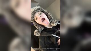 Misty Silver OnlyFans - Sensual Fantasy Dildo Play in the Living Room