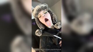 Misty Silver OnlyFans - Sensual Fantasy Dildo Play in the Living Room