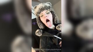 Misty Silver OnlyFans - Sensual Fantasy Dildo Play in the Living Room