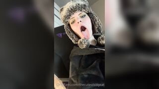 Misty Silver OnlyFans - Sensual Fantasy Dildo Play in the Living Room