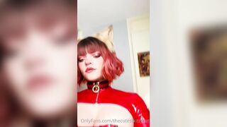 The Cutest Kitty Cat Leaked - Ahegao Queens Sensual Shower Session