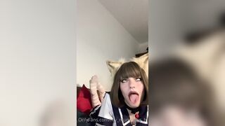 The Cutest Kitty Cat Leaked - Petplay Princess Sultry Tease