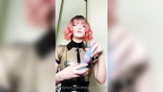 The Cutest Kitty Cat Leaked - Sensual Dildo Play in the Shower
