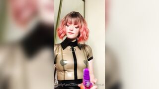 The Cutest Kitty Cat Leaked - Sensual Dildo Play in the Shower