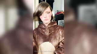 The Cutest Kitty Cat Leaked - Tongue Tease in a Sexy Skirt