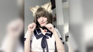 The Cutest Kitty Cat Leaked - Tongue Tricks and Fantasy Pleasure