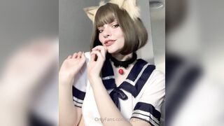 The Cutest Kitty Cat Leaked - Tongue Tricks and Fantasy Pleasure